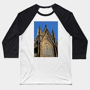 Köln Dom Windows Baseball T-Shirt